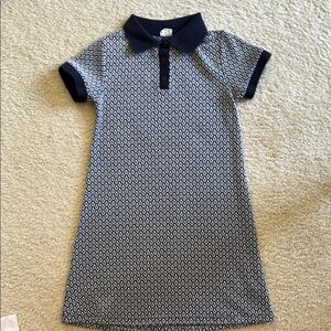 Zara Kids Casual Dress - Navy and White